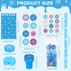 192 Pcs Christmas Party Favors Stationery Set For Kids snow