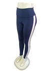 Womens Navy High Waist Gym Leggings Stretch Yoga Fitness Running Pants S