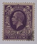 Travelstamps  Great Britain Stamps Scott  215 King George V 3p Used Ng