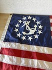 Vintage Taylor Made U s  Yacht Ensign Flag 13-star  47  X 27  Boat Ship Navy