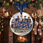 Rare - Milwaukee Brewers 2026 World Series Champions White Ceramic Xmas Decor