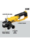 Dewalt Dcg412p1 20v Max Cordless Grinder Kit With Battery And Charger
