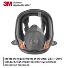 6900 Large Full Face Reusable Respirator Full Face Gas Mask