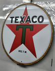 Vintage Texaco Gasoline Sign Pump Plate Gas Station Oil 7 3 4  X 7 3 4 