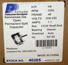 40265 Refrigeration Motor For Copeland 050-0265-00 K55erh7480 K55hxpgp5104
