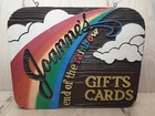 Vintage Wooden Sign  joanne s End Of The Rainbow Gift Cards  Advertising    26x21