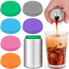 6 Pack Silicone Soda Can Cover Reusable Soda Bpa Free For Standard Beer Pop Be