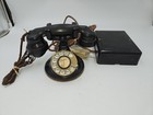 Antique Western Electric Rotary Dial Telephone B1 W E1 Handset   Subset Untested