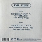 Dr  Dre Feat  Snoop Dogg     Nuthin  But A  g  Thang 45 New Sealed 7  Vinyl