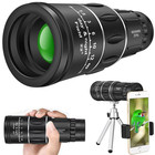 16x52 Monocular Zoom Dual Focus Rubber Armored Telescope For Hunting   Camping