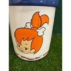 Vintage 1994 Pebbles Flintstone Ceramic Canister Jar The Flintstones