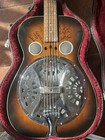 Dobro Acoustic Resonator Guitar Sunburst Single-cone Spider Bridge 6 String Case