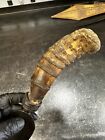 Old 19th C Moro Barung Barong Sword Dagger Bamboo Handle Asian Phillipines