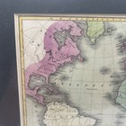 1838 Map Of North America  South America  Atlantic Ocean 8x10  Matted And Ready