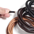 Round Genuine Leather Cord For Diy Jewelry Necklace   Bracelet Making String
