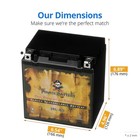 Pirate Battery Ytx30l-bs High Performance Utv For Polaris  Arctic Cat  Can-am