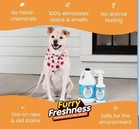 Furry Freshness Pet Stain   Odor Eliminator Spray 32 Oz Removes Urine   More