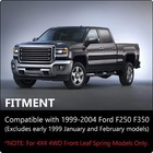 3  Front Leveling Lift Kit For 1999-2004 Ford F250 Super Duty 4x4