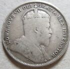 1904 H Canada Newfoundland Silver Key Date Twenty Cents Coin  20 Cents 25c  rp 