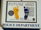 Baby Handprint Footprint Kit Picture Frame - Clean Touch Ink  Pawprints