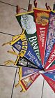Lot Of 13 Vintage Pennants 1940s   1950s Yellowstone Lebanon Oh Niagra  Pennant
