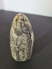 Resin Faux Whale Tooth Scrimshaw Whaling Ship Lion 1827