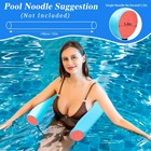 2 Pack Swimming Pool Noodle Floating Mesh Chair For Adults Pool Float Chair