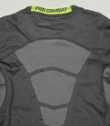 New With Tag Mens Nike Pro Combat Black Football Long Sleeve Compression Shirt L