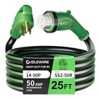 50 Amp 25 Feet Rv Power Cord  Heavy Duty 6 3   8 1 Gauge Stw 50a Generator 25ft