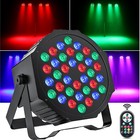 36led 108w Rgb Stage Lighting Par Light Dmx Beam Party Dj Disco Lights W  Remote