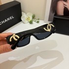 Chanel Unisex Outdoor Leisure Holiday Cat Eye Square Sunglasses 140mm