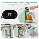 Baby Food Maker  5 In 1 Baby Food Processor With Steaming Basket  Auto Cooki   