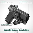 Iwb Holster For Ruger Rxm Pistols- Concealed Carry Holster With Optic Cut   Claw