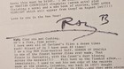 Sci-fi Writer Ray Bradbury 1970 s Original 7x11 Typed signed Letter About Movies