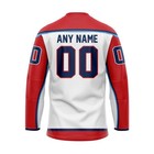 Personalized Athens Rock Lobsters  White Lace Hockey Shirt Design