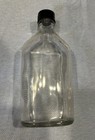 Vintage Label-rite Nos Glass Pharmacy 8 Oz  Medicine Prescription Bottle