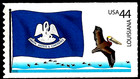 Louisiana State Flag Us 2009 Scott 4294 Flags Of Our Nation Set 3 - Vf 44c Stamp