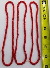 Old Vintage White Hearts  3  Strands African Trade Beads T2709