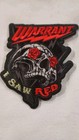 Warrant I Saw Red 3 5 X 3 Inch Iron On Patch
