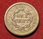 Braided Hair Cent 1851 Copper Coin Km 67 T9182