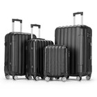 4 Piece Suitcase Luggage Set Hardside Suit Case With Spinner Wheels Tsa Lock