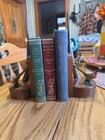 Vintage Pheasant   Shotgun Bookends C  1950 Includes Books