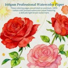 Flower   Landscape Watercolor Workbook  Watercolor Coloring Books For Adults    