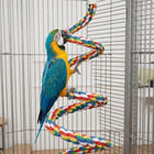 Bird Perch 44 Inch Bird Rope Perches For Parrots  Cockatiels  Parakeets  Budg   