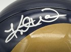 Kurt Warner Hof Signed autographed Rams Mini Football Helmet Jsa 215556