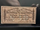 1864 Confederate Civil War Era  30 Interest Note