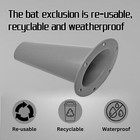 4 Pack Bat Exclusion- Bat Cone- One Way Bat Door- Bat Deterrent Devices