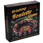 Casino Drinking Roulette Game - 16 Shot Glasses - Place Your Bets Spin To Win 