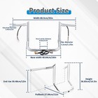 12  Rise 1 25  Fat Chrome Sharp Pre-wired Bagger Ape Bar For Harley Touring