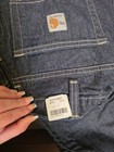 Carhartt Men s Dark Wash Blue Denim Jeans Straight Leg Regular Fit Mid Rise Nwt